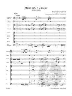 Missa C-Dur KV 220 (196b) von Wolfgang Amadeus Mozart 