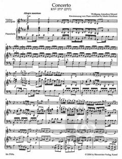 Konzert D-Dur KV 271a (271i) von Wolfgang Amadeus Mozart (Download) 