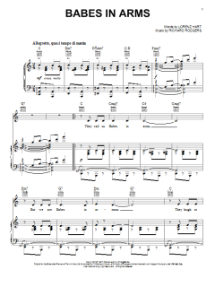 Babes In Arms von Lorenz Hart (Download) 