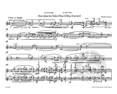 5 Likes von Theodore Antoniou für Oboe solo (Oboe d'amore mit Barockoboe) (1969) im Alle Noten Shop kaufen