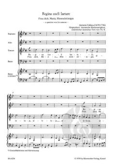 Regina coeli laetare von Antonio Caldara (Download) 