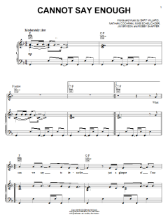 Cannot Say Enough von MercyMe (Download) 