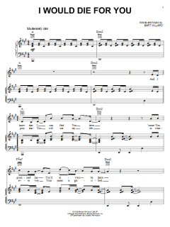 I Would Die For You von MercyMe (Download) 