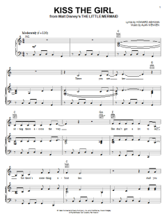 Kiss The Girl von Alan Menken (Download) 