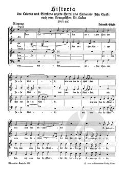 Lukas-Passion SWV 480 von Heinrich Schütz (Download) 