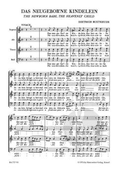Das neugeborne Kindelein von Dietrich Buxtehude (Download) 