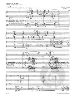 Fragmente für Antigone von Manfred Trojahn (Download) 
