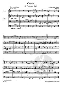 Cantus von Thomas Daniel Schlee 