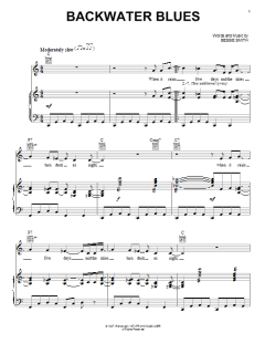 Backwater Blues von Bessie Smith (Download) 