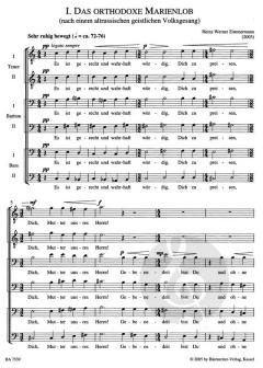 Marienlob (I, II, III) von Heinz Werner Zimmermann (Download) 