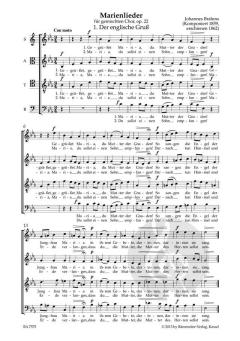 Geistliche Chormusik für Chor a cappella (Johannes Brahms) 