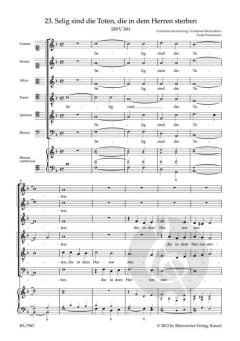 Selig sind die Toten, die in dem Herren sterben SWV 391 von Heinrich Schütz (Download) 