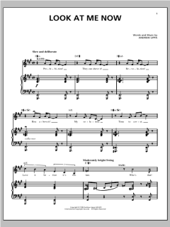Look At Me Now von Andrew Lippa (Download) 