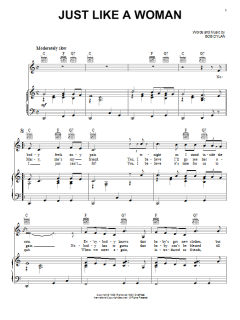Just Like A Woman von Bob Dylan (Download) 