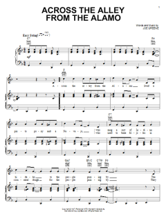 Across The Alley From The Alamo von Joe Greene (Download) 