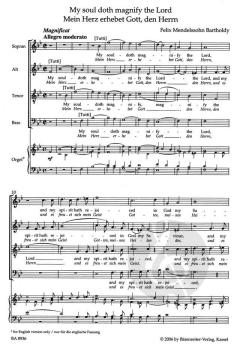 Mein Herz erhebet Gott, den Herrn op. 69 von Felix Mendelssohn Bartholdy (Download) 