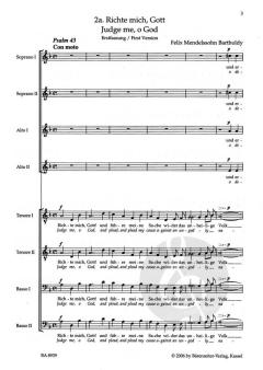 Richte mich, Gott von Felix Mendelssohn Bartholdy (Download) 