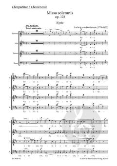 Missa solemnis op. 123 von Ludwig van Beethoven (Download) 