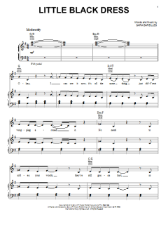 Little Black Dress von Sara Bareilles (Download) 