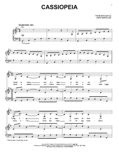 Cassiopeia von Sara Bareilles (Download) 