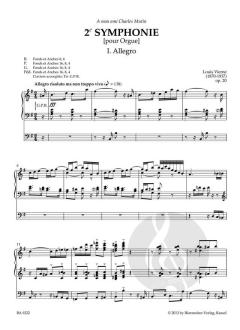 Sämtliche Orgelwerke Band 2 von Louis Vierne im Alle Noten Shop kaufen