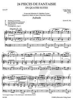 Sämtliche Orgelwerke Band VII.4 von Louis Vierne im Alle Noten Shop kaufen (Partitur)