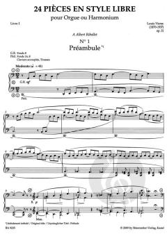 Sämtliche Orgelwerke, Band 8.1 von Louis Vierne im Alle Noten Shop kaufen (Partitur)