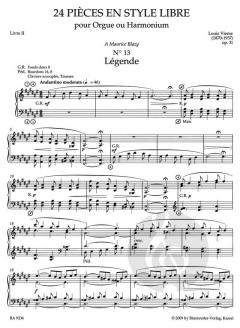 Sämtliche Orgelwerke Band 8.2 op. 31 von Louis Vierne (Download) 