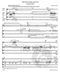 Study II for Treatise On the Veil von Matthias Pintscher (Download) 