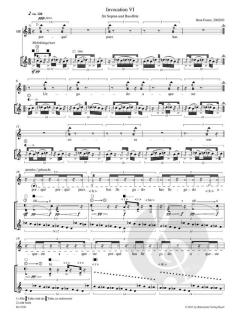 invocation VI für Sopran und Bassflöte (Beat Furrer) 