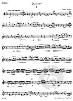Streichquartett op. 10 von Claude Debussy (Download) 