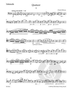 Streichquartett op. 10 von Claude Debussy (Download) 