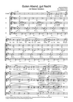 Guten Abend, gut Nacht von Johannes Brahms (Download) 