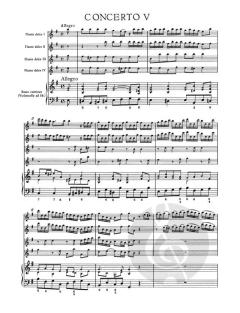 6 Konzerte Heft 2 von Johann Christian Schickhardt (Download) 