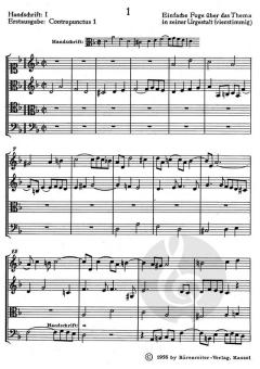 Die Kunst der Fuge BWV 1080 von Johann Sebastian Bach (Download) 