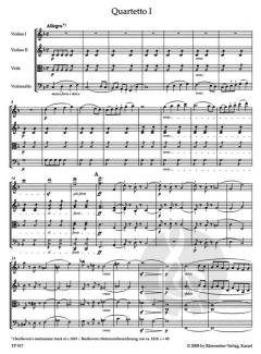 Streichquartette op. 59 I-III von Ludwig van Beethoven im Alle Noten Shop kaufen