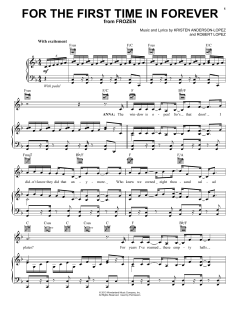 For The First Time In Forever von Robert Lopez (Download) 