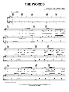 The Words von Christina Perri (Download) 