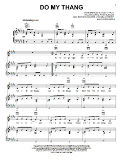 Do My Thang von Miley Cyrus (Download) 