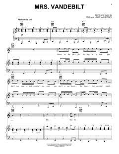 Mrs. Vandebilt von Paul McCartney (Download) 