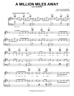 A Million Miles Away von Alan Menken (Download) 