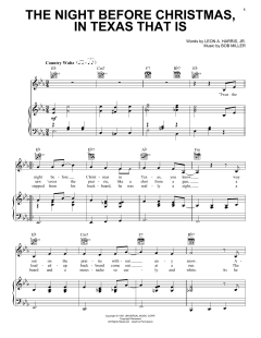 The Night Before Christmas, In Texas That Is von Gene Autry (Download) 
