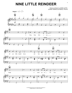 Nine Little Reindeer von Gene Autry (Download) 