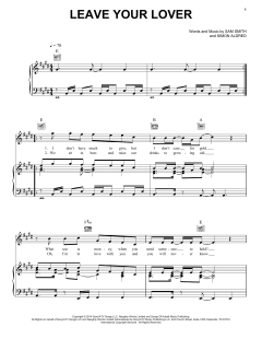 Leave Your Lover von Sam Smith (Download) 