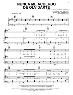 Nunca Me Acuerdo De Olvidarte von Shakira (Download) 