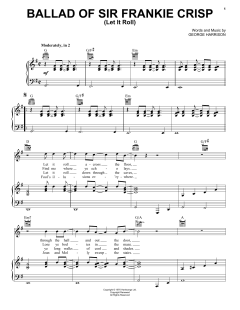 Ballad Of Sir Frankie Crisp (Let It Roll) von George Harrison (Download) 
