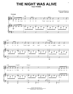 The Night Was Alive von Maury Yeston (Download) 