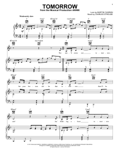 Tomorrow von Martin Charnin (Download) 
