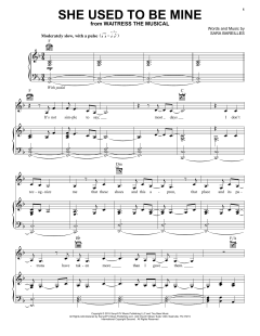 She Used To Be Mine von Sara Bareilles (Download) 