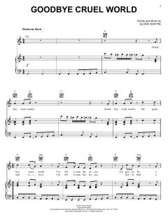 Goodbye Cruel World von James Darren (Download) 